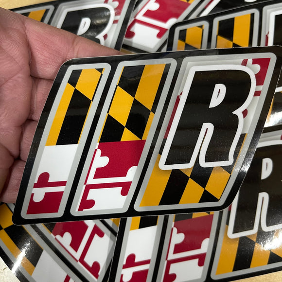 RELAXED MARYLAND STICKER 3X3