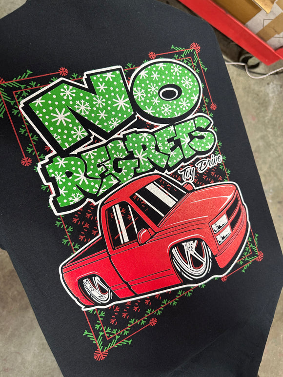2025 OBS NO REGRETS TOY DRIVE BLACK T-SHIRT