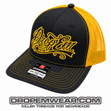 SNAP BACK TRUCKER HAT BLACK/GOLD