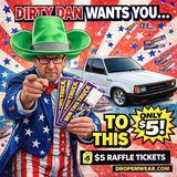 1990 MAZDA B2600i RAFFLE TICKETS