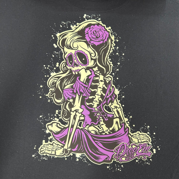 ALL SOULS LAVENDER PRINT T-SHIRT