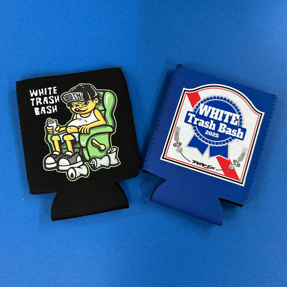 2025 WHITE TRASH BASH CAN KOOZIE