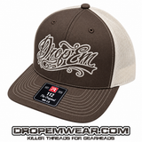 SNAP BACK TRUCKER HAT CHOCOLATE CHIP / BIRCH