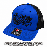 SNAP BACK TRUCKER HAT ROYAL BLUE/BLACK