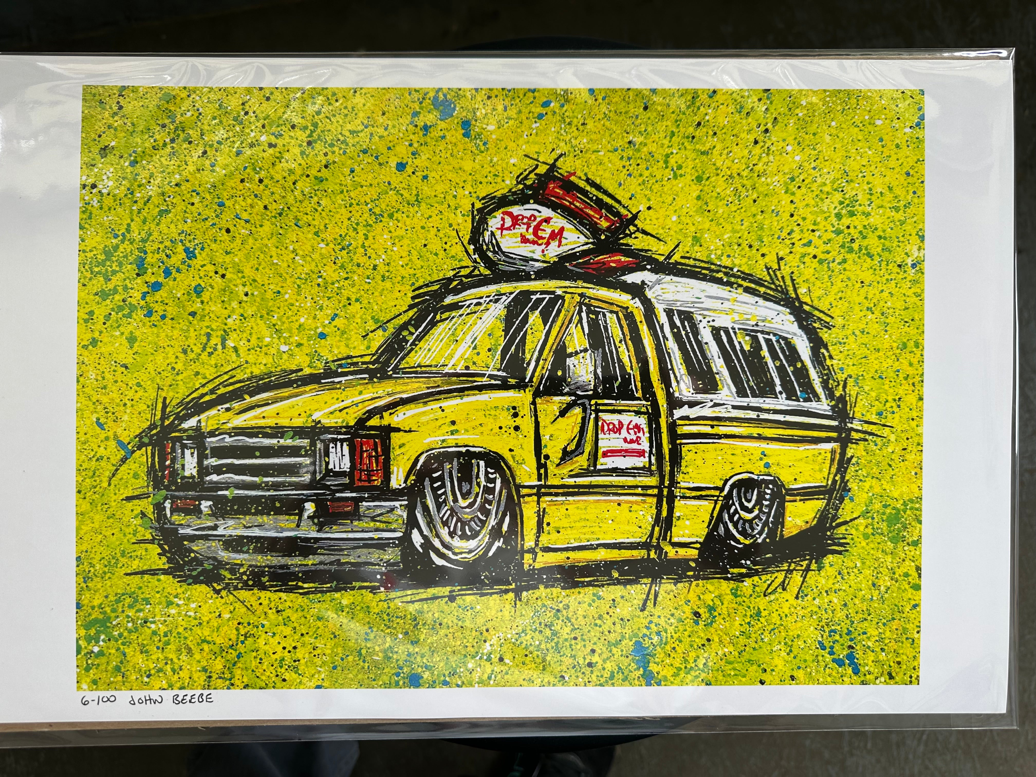 11x17 PRINT TOYOTA PIZZA PLANET – Drop Em wear clothing