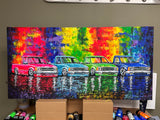 Original TOYOTA painting 24 x 48 on CANVAS one of one