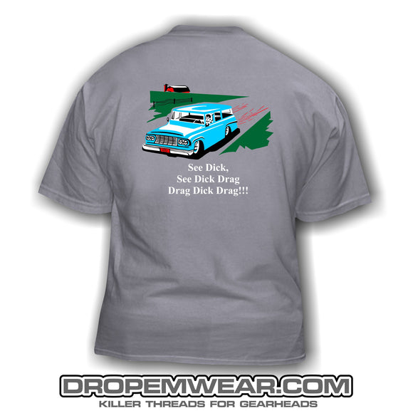 ACRO SEE DICK DRAG SHIRT (LIGHT GREY)