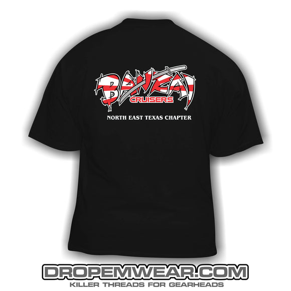 BANZAI NORTH EAST TEXAS LOGO SHIRT (BLACK)
