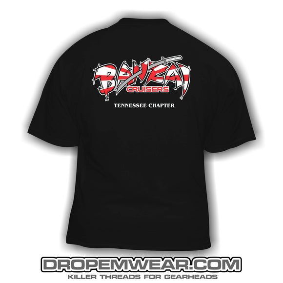 BANZAI TENNESSEE CHAPTER LOGO SHIRT (BLACK)