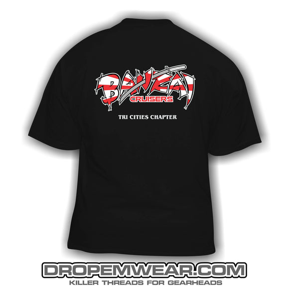 BANZAI TRI-CITIES LOGO SHIRT (BLACK)