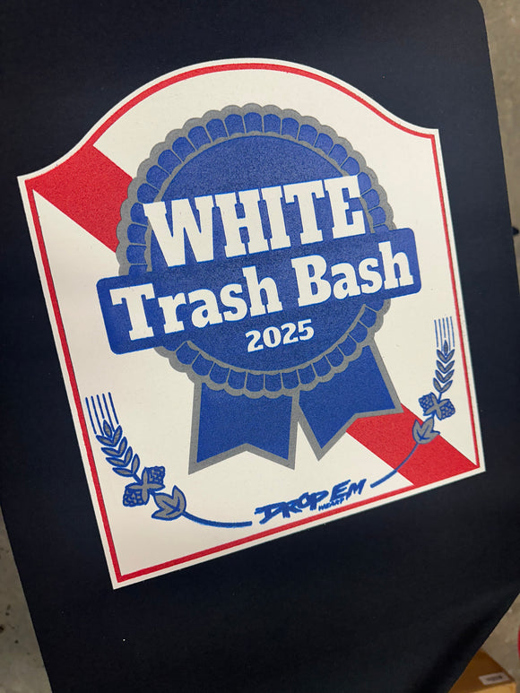 WHITE TRASH BASH SHIRT BLACK