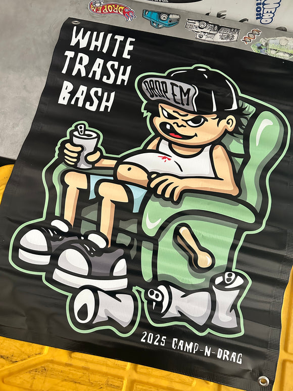 WHITE TRASH BASH  BANNER