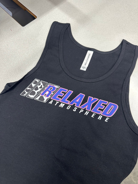 RELAXED Ladies Tank COW Print