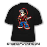 FRIDAY THE 13th JASON SPOOF SHIRT BLACK T-SHIRT