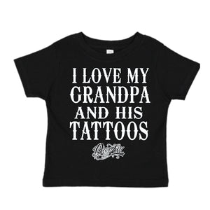 I LOVE MY GRANDPA AND HIS TATTOOS T-SHIRT