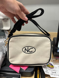 Square cross body purse