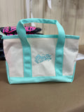 Canvas purse.