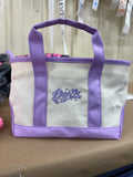 Canvas purse.