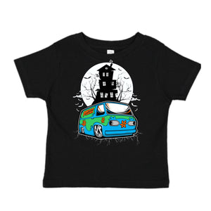 MYSTERY MACHINE KIDS T-SHIRT  BLACK