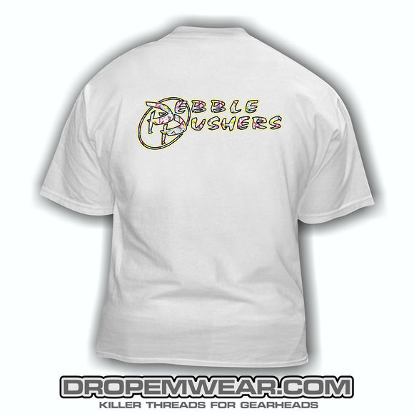 PEBBLE PUSHERS SAVED BY THE BELL LOGO SHIRT (WHITE)