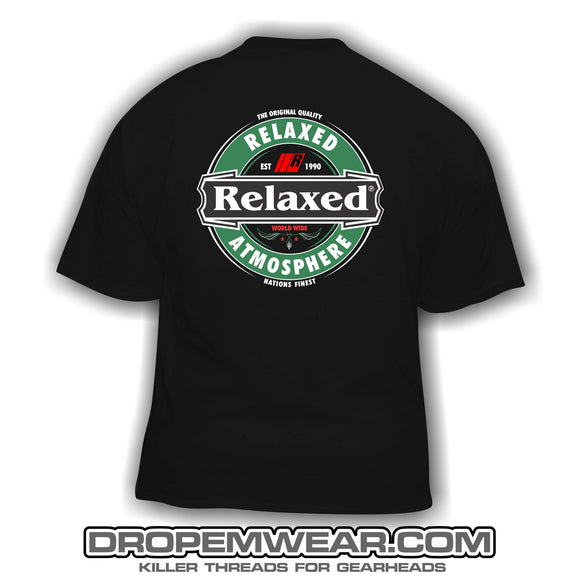 RELAXED HEINEKEN SHIRT IN BLACK ONLY (TALL SIZES)