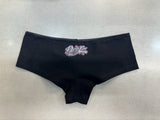 Script Logo Cheeky Underpants Black