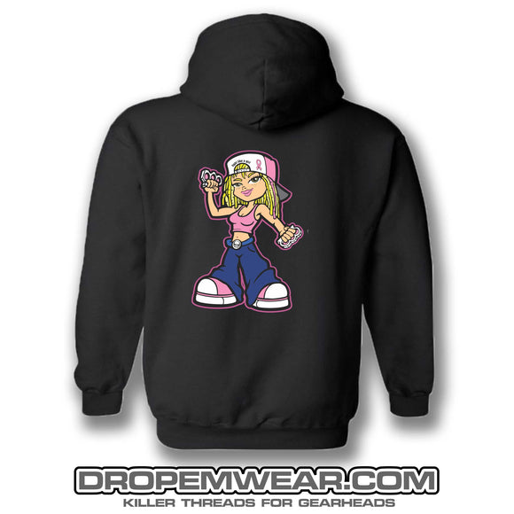 FIGHT LIKE A GIRL HOODIE LIMITED EDITION FOR BREAST CANCER AWARENESS