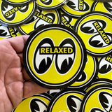 RELAXED MOONEYES STICKER 3X3