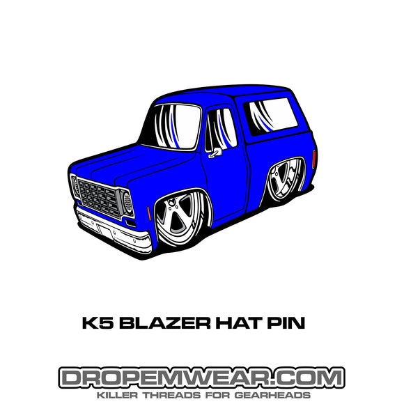 2023 BLUE K5 BLAZER HAT PIN