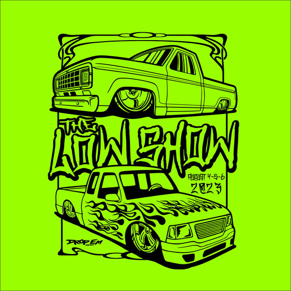 THE LOW SHOW 2023 (LIME GILDAN SOFT BLEND)