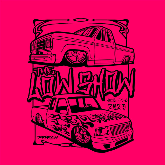 THE LOW SHOW 2023 (PINK GILDAN SOFT BLEND)