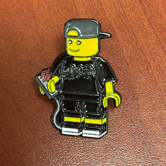 LEGO DUDE WITH SWITCH BOX COLLECTOR HAT PIN (#17)