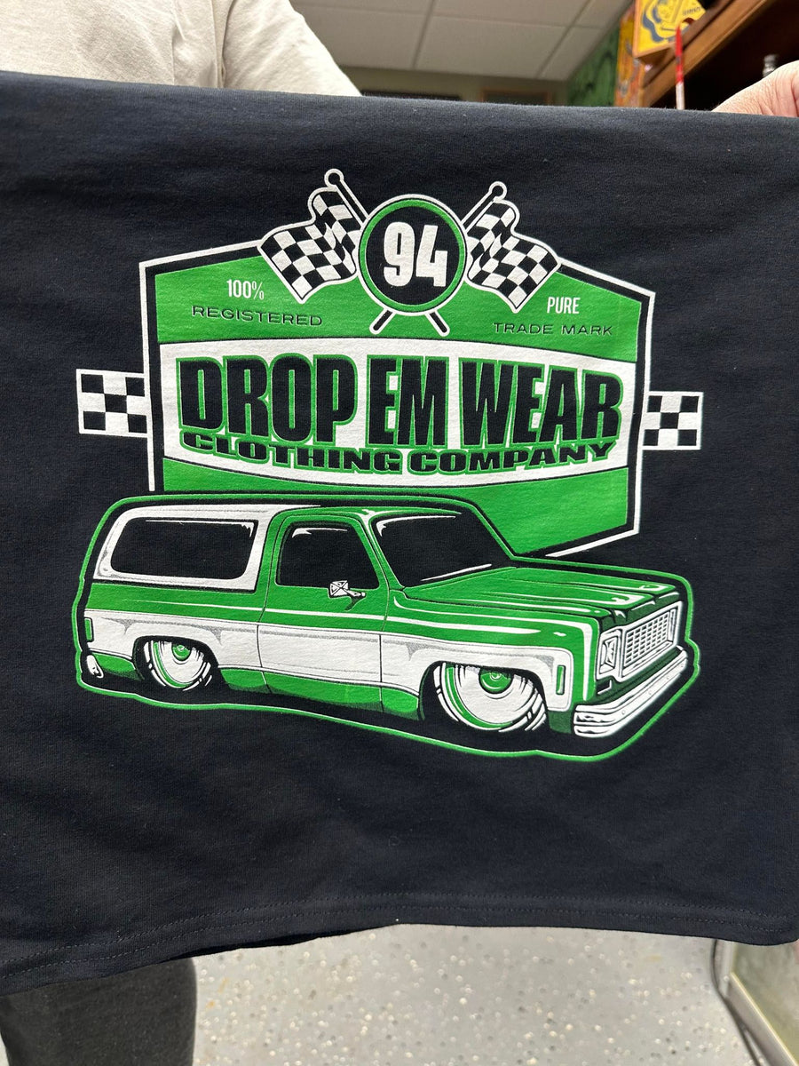 *LIMITED EDITION* K5 BLAZER in GREEN T-SHIRT – Drop Em wear clothing