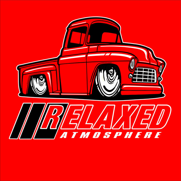 RELAXED  CHEVY STEP SIDE RED (GILDAN)