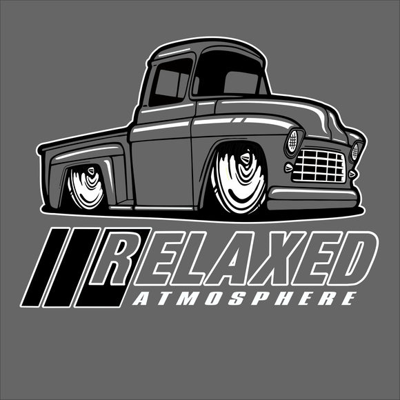 RELAXED  CHEVY STEP SIDE GREY (GILDAN)