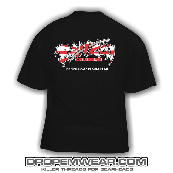 BANZAI LOGO SHIRT FOR PENNSYLVANIA MEMBERS (BLACK)