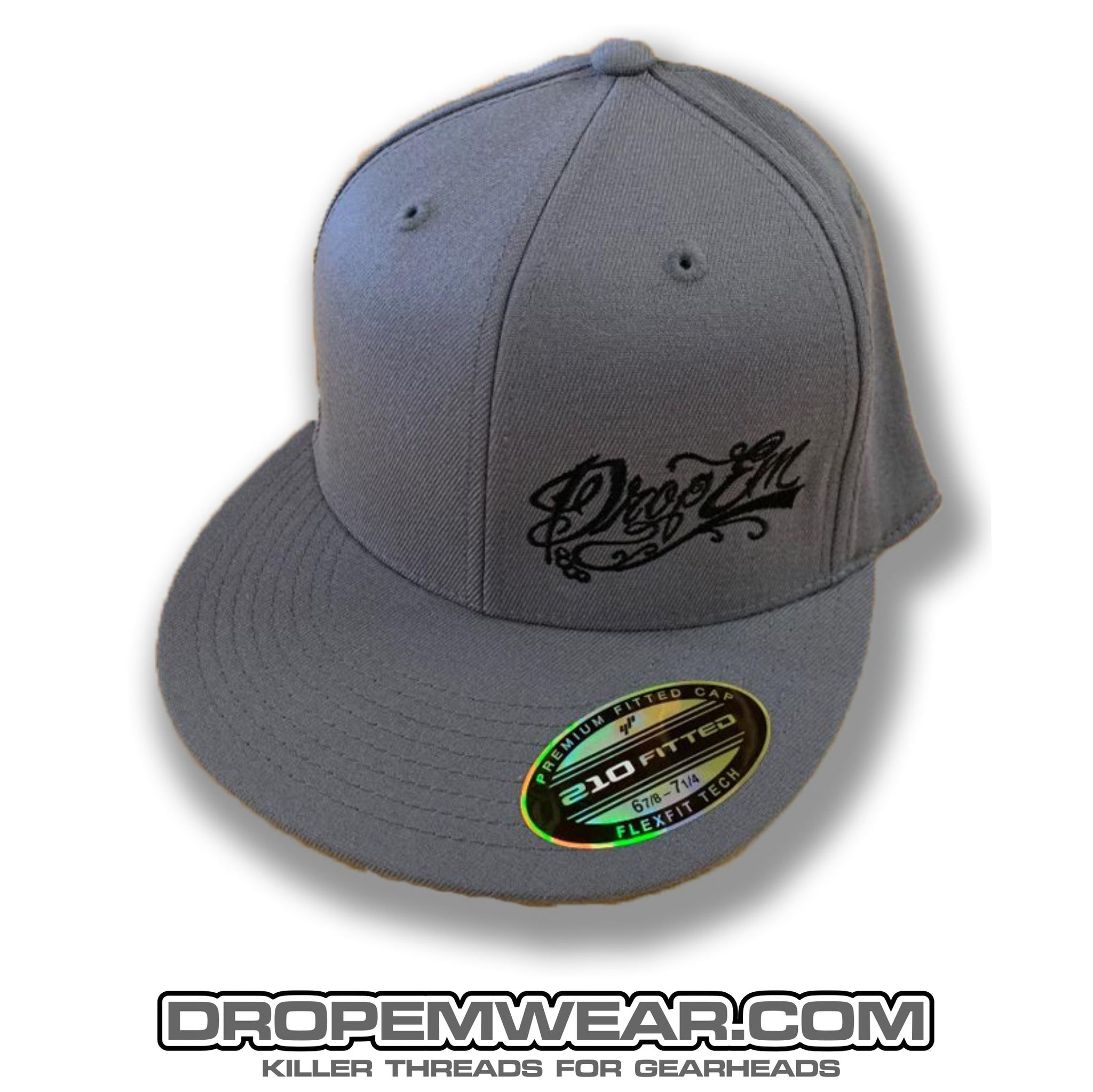 Stretch fit flat bill hats online