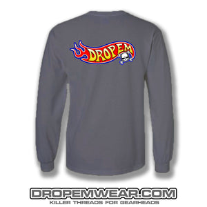 DROP EM WEAR WARM WHEELS GREY LONG SLEEVE