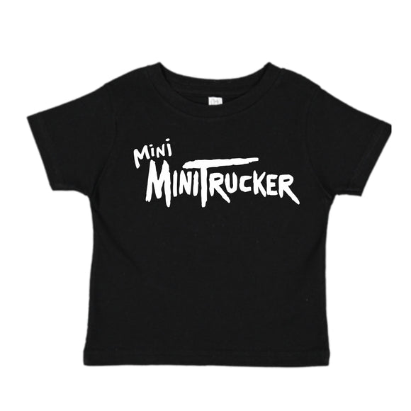 MINI MINITRUCKER KIDS SHIRT BLACK