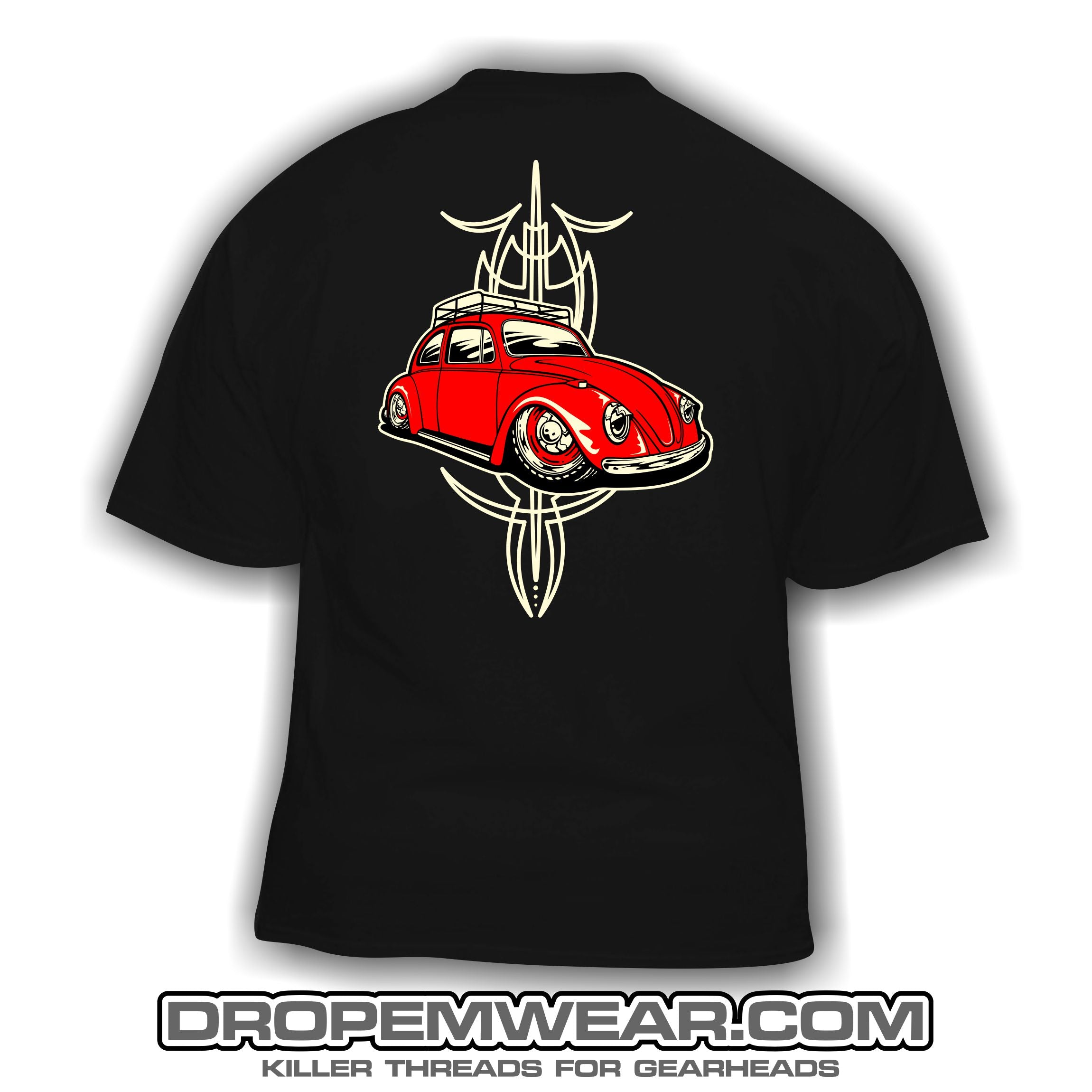 VW BUG WITH PIN-STRIPING – Drop Em wear clothing