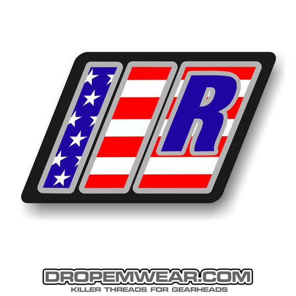 RELAXED MERICA BARS AND R STICKER 3X3