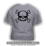 CLOSEOUT SKULL LOGO FRONT WITH DROP EM WEAR ON BACK