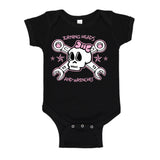 TURNING HEADS AND WRENCHES KIDS ONESIE