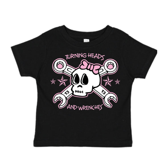 TURNING HEADS AND WRENCHES KIDS SHIRT