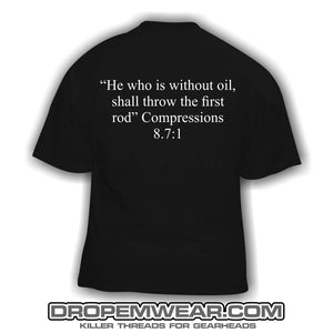 COMPRESSION'S "HE WHO IS WITHOUT OIL SHALL THROW THE FIRST ROD"