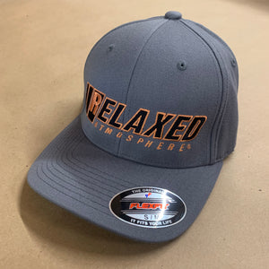 RELAXED FULL LOGO ON GREY CURVED BILL HAT