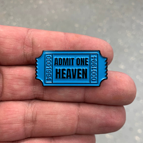 ADMIT ONE HEAVEN COLLECTOR PIN #48