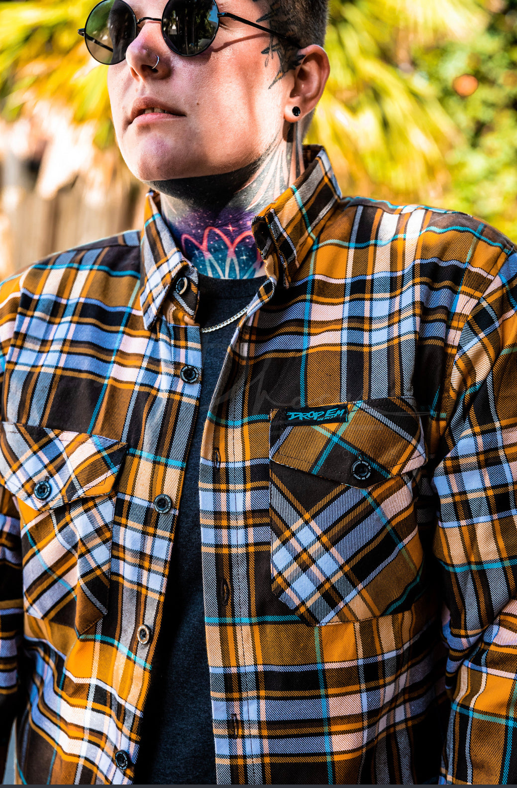 7 LUV FOR SARAH LIMITED EDITION FLANNEL – Drop Em wear clothing