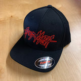 AFTERMATH FULL LOGO ON A BLACK CURVED BILL HAT
