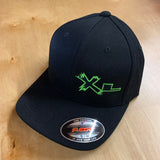 XTREME LOWZ (XL) LEFT PANEL ON BLACK CURVED BILL HAT